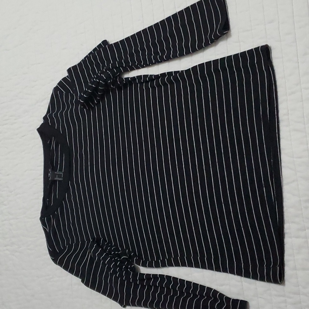 Forever 21, striped long sleeve tee, size medium